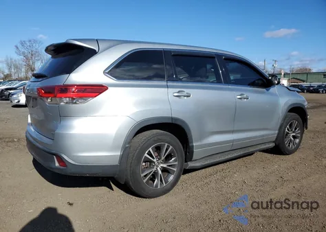 2018 Toyota Highlander Le из США, поврежденный, VIN 5TDBZRFH9JS874894